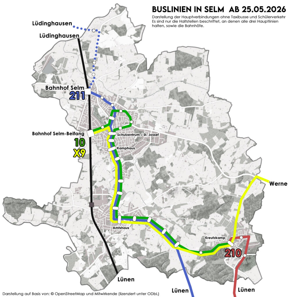 Selms neue Busverbindungen ab Mai 2026