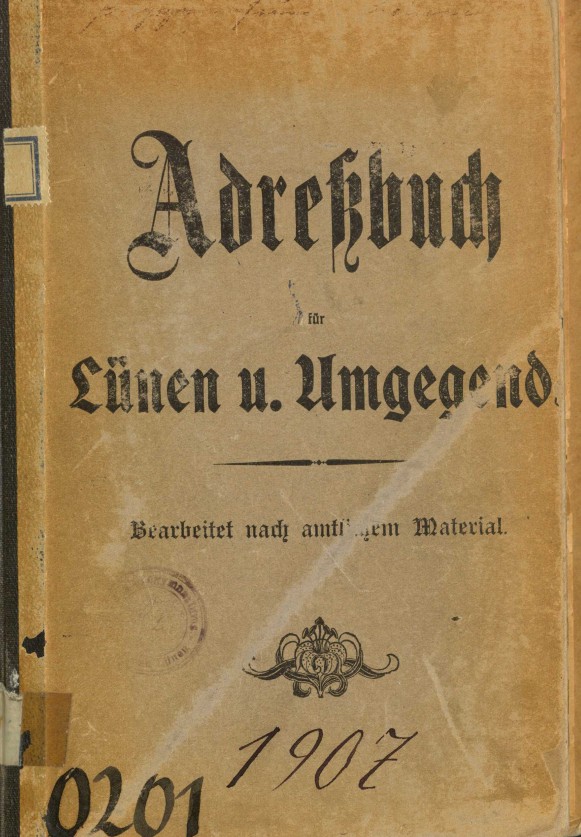 Roman-Recherche 10: Wenn jeder mit seinem Beruf im Adressbuch steht